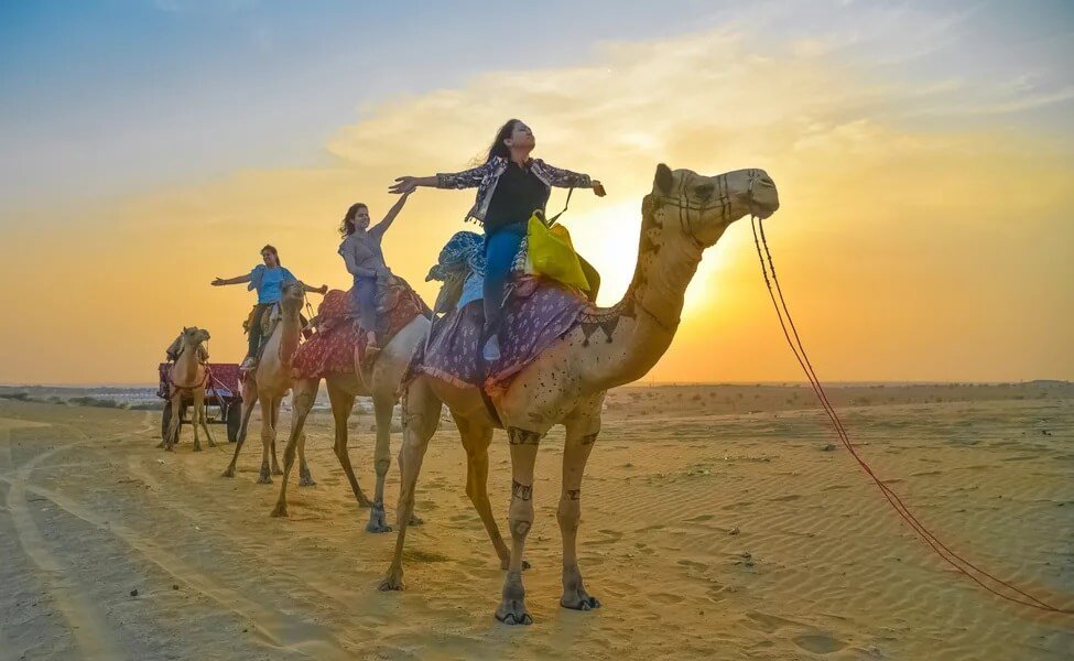 Camel Safari in Jaisalmer