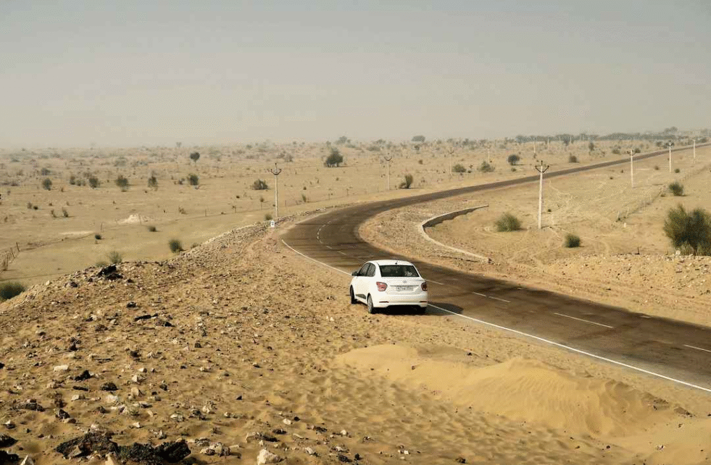 Indo-Pak border in Jaisalmer