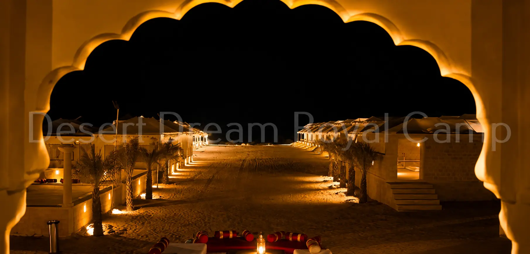 The Thar Desert dunes around Desert Dream Royal Camp