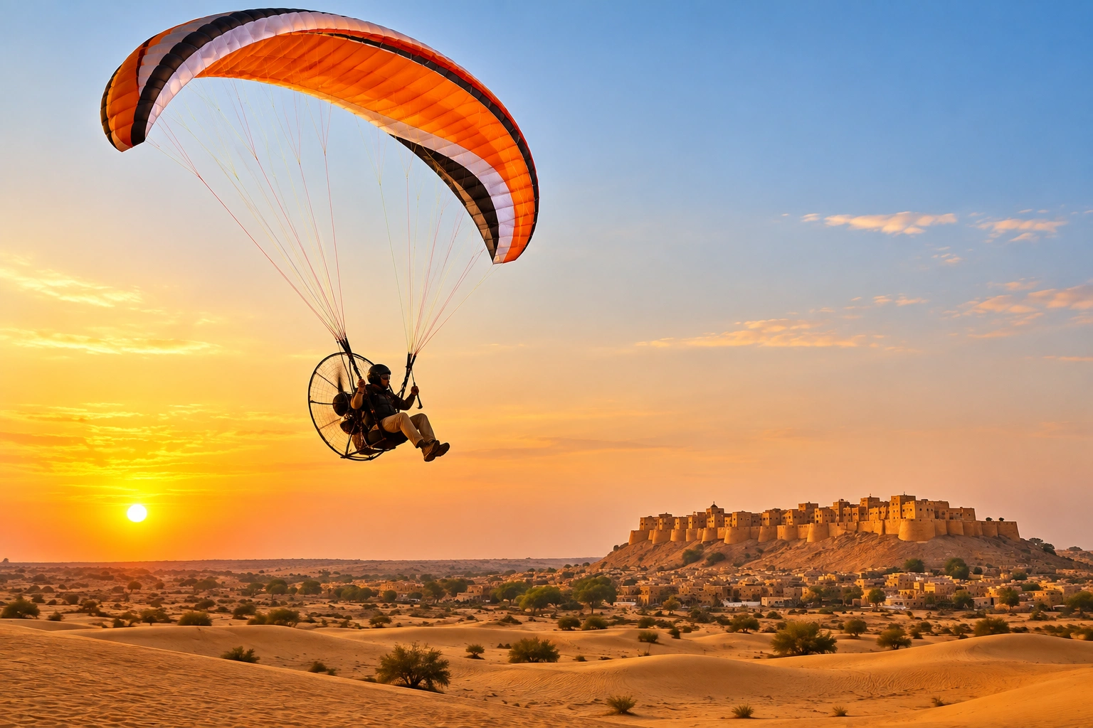paramotoring